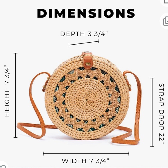 Rattan Bag (Medium) - Braided Details - Picture 9 of 10